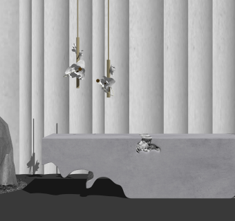 新中式前台SU模型下载