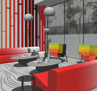 现代售楼处SU模型下载