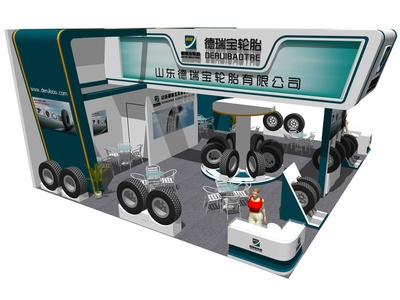 现代风格展厅SU模型下载