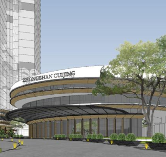 现代风格售楼部SU模型下载