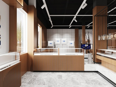 现代纪纪念币商店SU模型下载