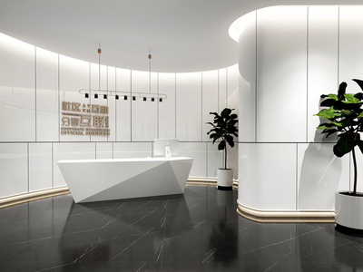 现代前台SU模型下载