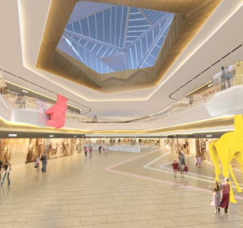 现代购物中心SU模型下载