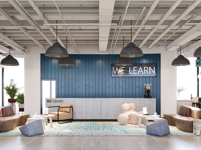 北欧风格咖啡厅SU模型下载