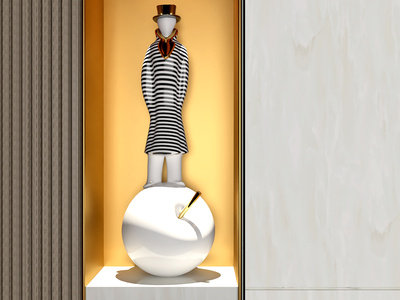 现代雕塑SU模型下载