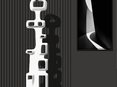 现代雕塑SU模型下载