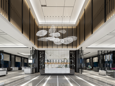 新中式风格售楼处SU模型下载