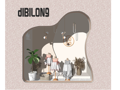 北欧橱窗SU模型下载