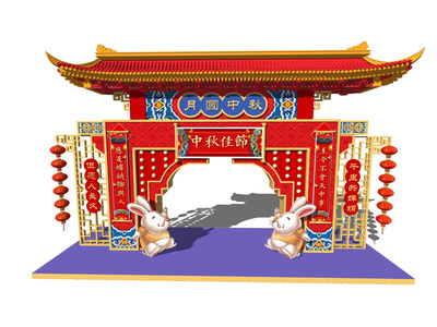 新中式饰品摆件SU模型下载