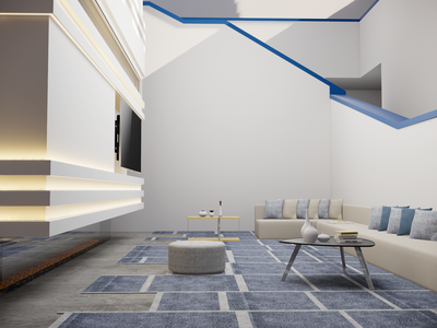 【SU悬赏模型】现代风格酒店休闲中心SU模型下载